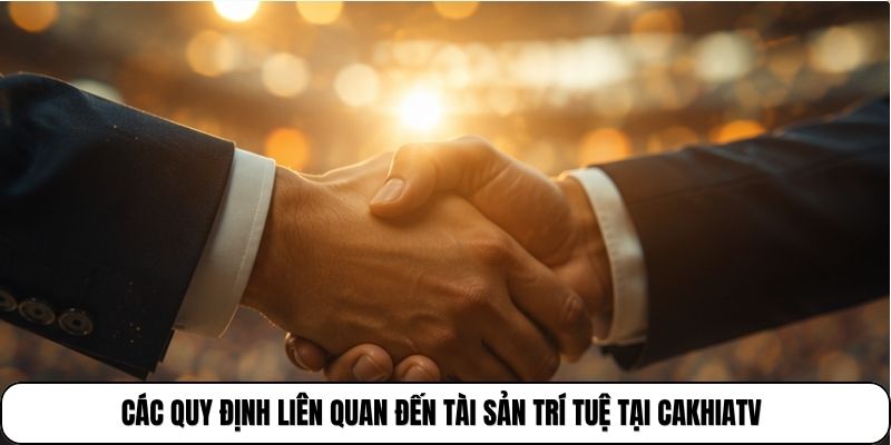 Các quy định liên quan đến tài sản trí tuệ tại Cakhiatv