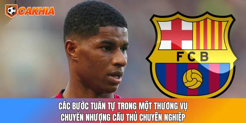 Các bước tuần tự trong một thương vụ chuyển nhượng cầu thủ chuyên nghiệp