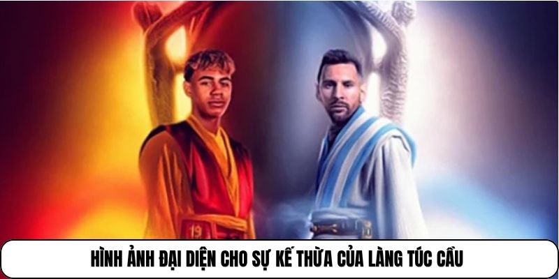 Messi Đối Đầu Yamal | 2 Thế Hệ Cùng Tỏa Sáng Trên Sân Cỏ 4 Hình ảnh đại diện cho sự kế thừa của làng túc cầu
