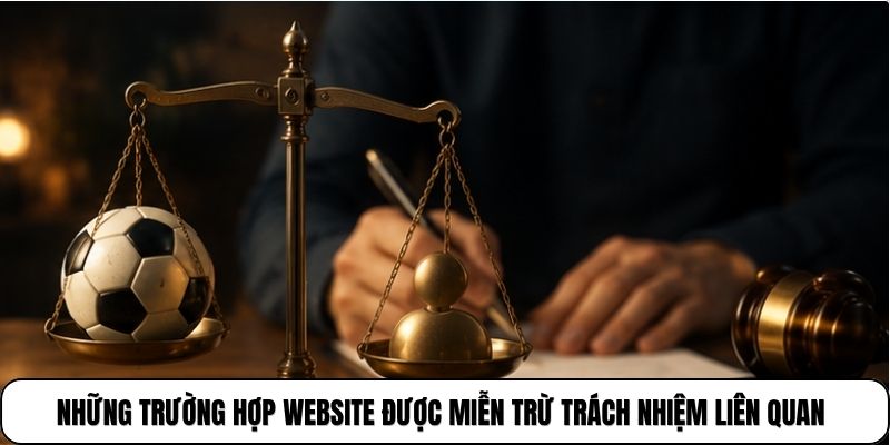 Những trường hợp website được miễn trừ trách nhiệm liên quan