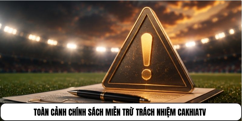 Toàn cảnh chính sách miễn trừ trách nhiệm CakhiaTV